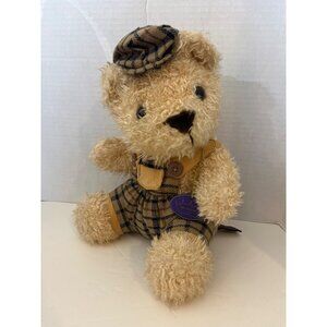Aristocrat by Regina Plush Bear Wool Cap & Overalls 13”